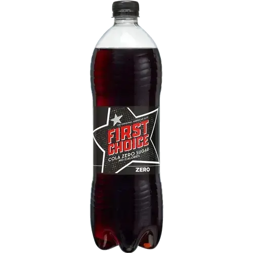 First choice cola zero 1l.