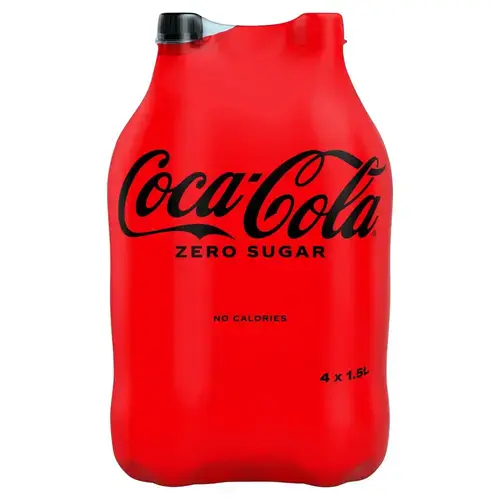 Coca cola zero 4 pack 1,5l.