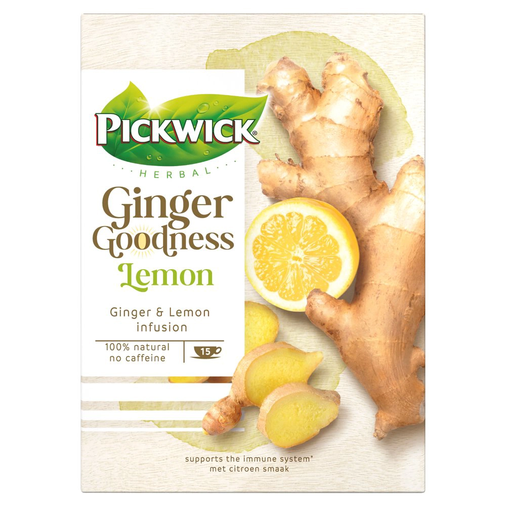 Pickwick ginger goodness lemon