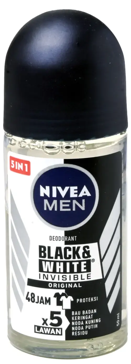 2 rollers Nivea Deo Roll-On Men B&W Invisible 50ml