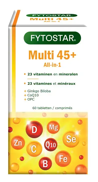 Fytostar Multi 45+ multivitamine 60 tabletten