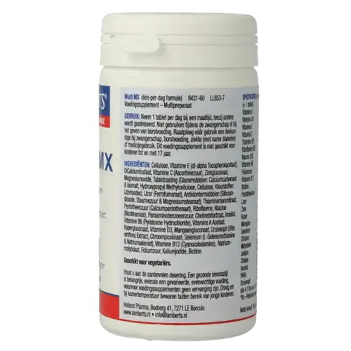 Afbeelding 2 van Lamberts Multi MX 60 tabletten