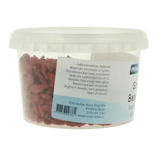 Afbeelding 2 van Nova Vitae Goji bessen 150 gram