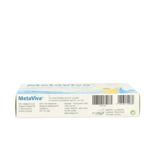 Afbeelding 2 van Metagenics Metaviva 30 tabletten