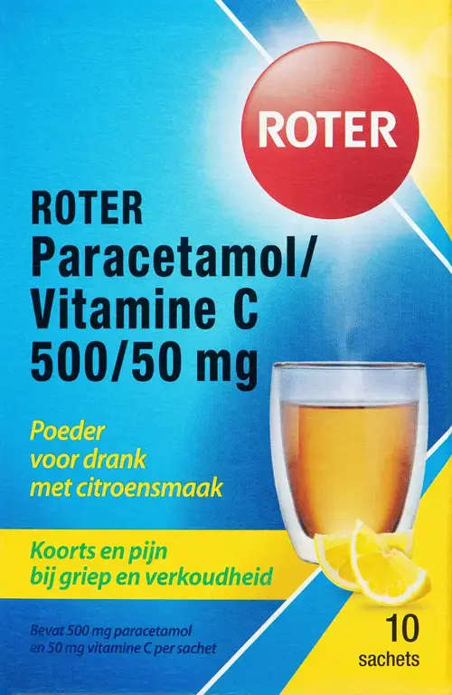Roter Paracetamol Vitamine C 10 sachets