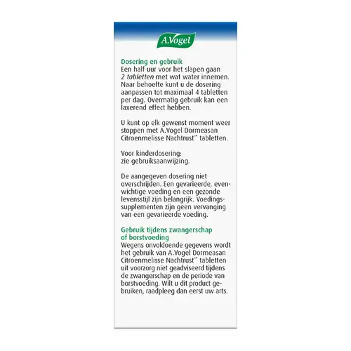 Afbeelding 4 van A Vogel Dormeasan 60 tabletten