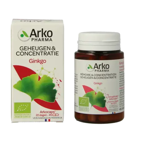 Afbeelding 2 van Arkocaps Ginkgo bio 45 capsules