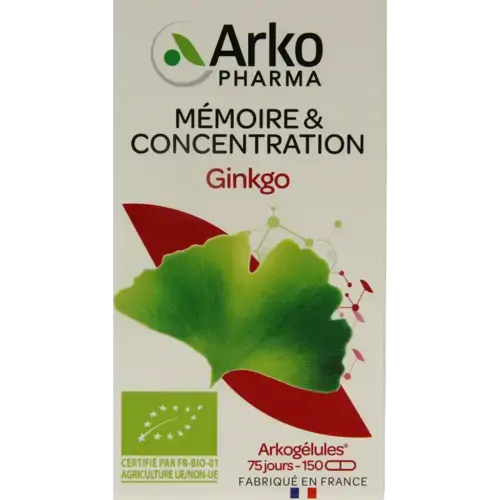 Arkocaps Ginkgo bio 150 capsules