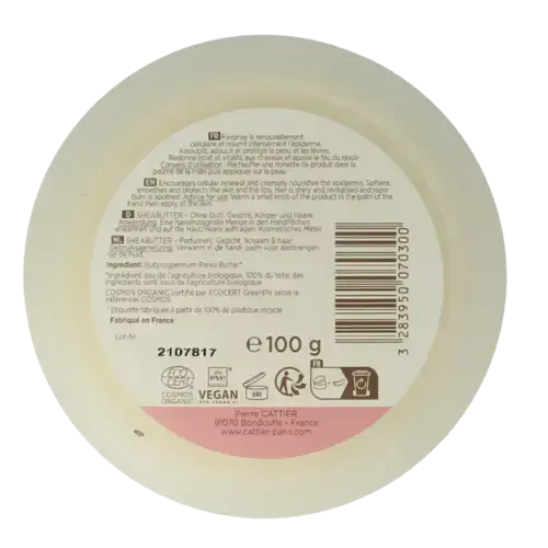 Afbeelding 2 van Cattier Sheabutter 100 gram