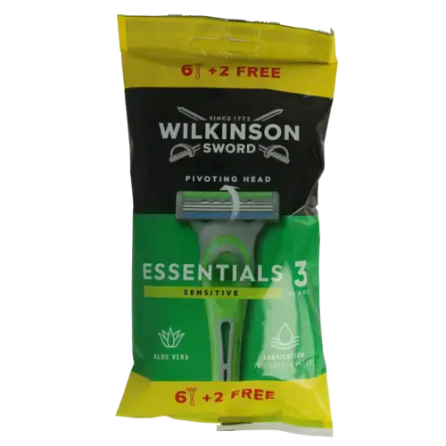 Wilkinson Essential sensitive 6+2 disposable 8 stuks