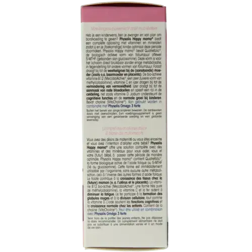 Afbeelding 3 van Physalis Pronatal + happy mama 30 tabletten