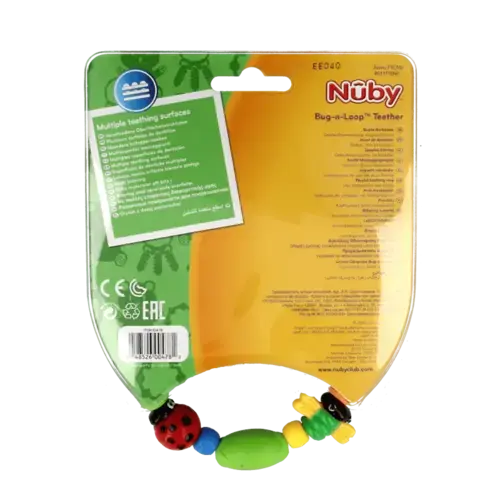 Nuby Speelse bijtketting bug-a-loop 1 stuks