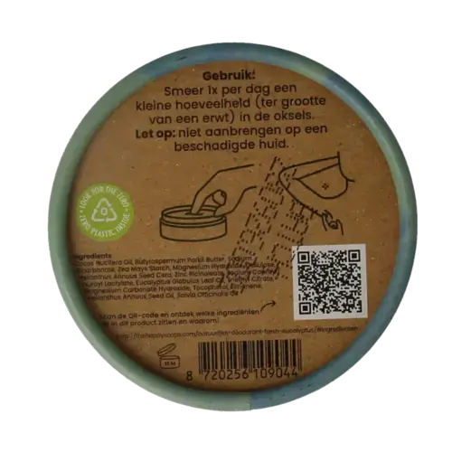 Afbeelding 4 van Happysoaps Deo natural eucalyptus 45 gram