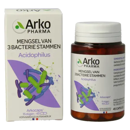 Afbeelding 4 van Arkocaps Acidophilus complex 45 capsules
