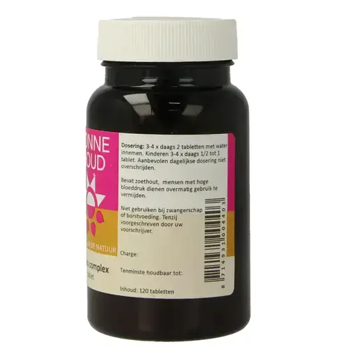 Afbeelding 2 van Zonnegoud Ononis complex 120 tabletten