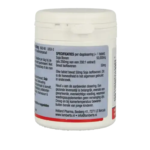 Afbeelding 3 van Lamberts Soja isoflavonen 50mg 60 tabletten