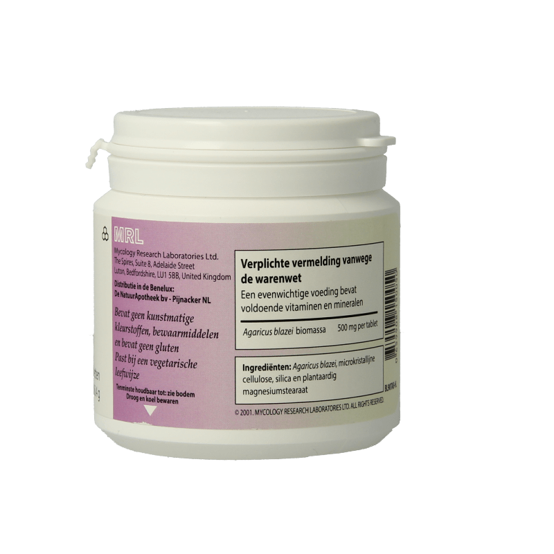Image 3 of MRL Agaricus blazei 90 tablets