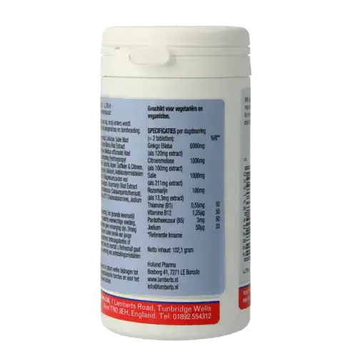 Afbeelding 2 van Lamberts Refreshall 120 tabletten