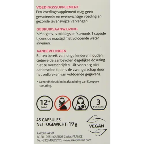 Afbeelding 3 van Arkocaps Vrouwenmantel 45 capsules