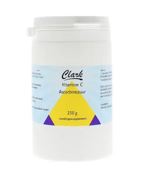 Clark Vitamine C ascorbine zuur 250 gram