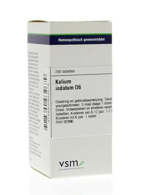 VSM Kalium iodatum D6 200 tabletten