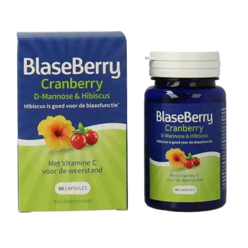 Blaseberry Cranberry D-Mannose & hibiscus 50 capsules