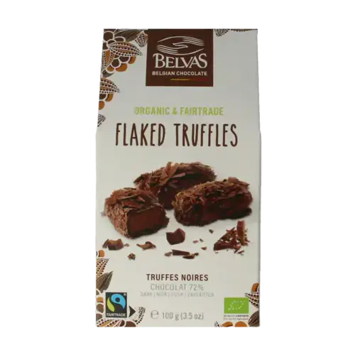 Belvas Flaked truffels bio 100 gram