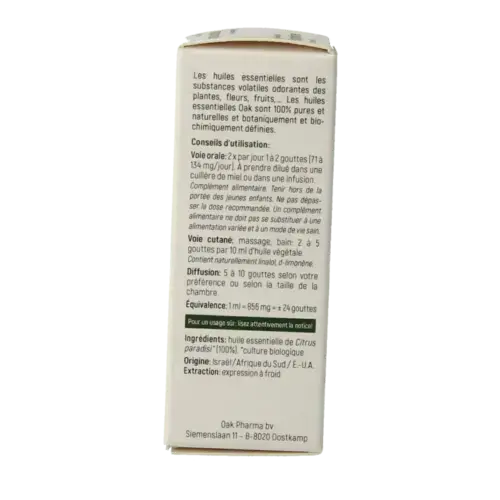 Afbeelding 2 van Oak Pompelmoes bio 10 milliliter