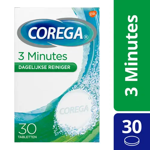Corega Tabletten 3 minuten 30 tabletten
