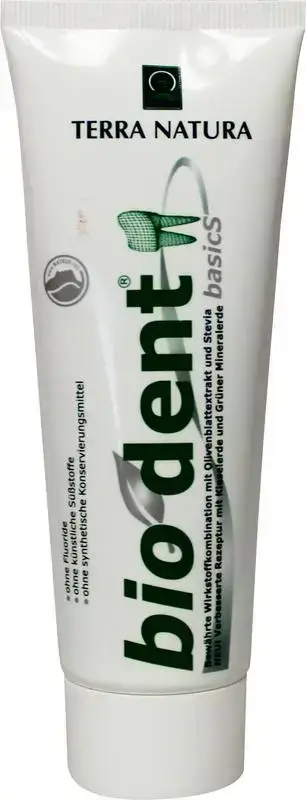 Biodent Tandpasta stevia basic 75 milliliter