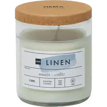 Image 2 of HEMA Scented Candle Linen