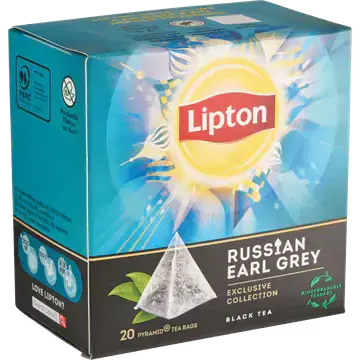 Afbeelding 3 van Lipton Zwarte Thee Russian Earl Grey