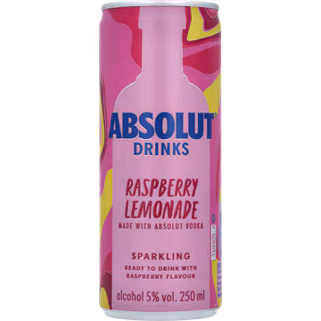 Afbeelding 2 van Absolut - Raspberry Lemon - 250ML