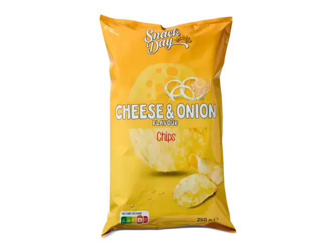 Cheese onion chips