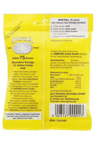 Bild 2 von Opifera Echte Emder Eucalyptus-Menthol mild