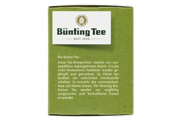 Bünting Tee Bio Grüner Tee