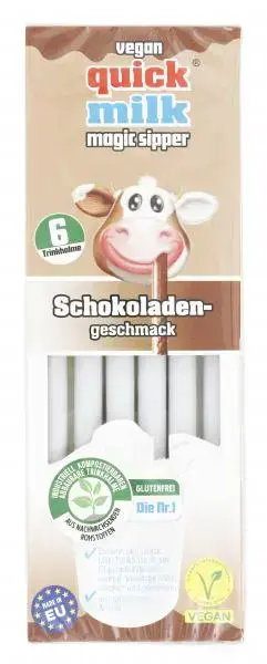 Quick Milk Trinkhalme Schokoladengeschmack