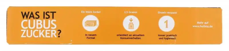 Bild 2 von Hellma Cubus Zucker süße Päckchen