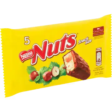 NUTS Melkchocolade snacksize 5-pack
