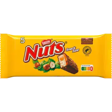 Image 2 of NUTS Milk chocolate snacksize 5-pack