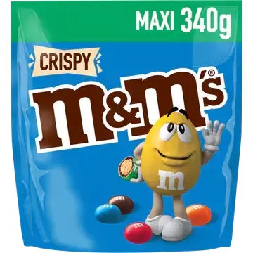 M&M'S Crispy chocolade snoepjes maxi 340g