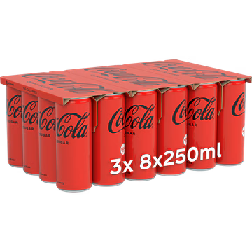 Coca-Cola Zero Sugar 3x 8x250 ml