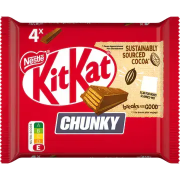 KITKAT Chunky Melkchocolade 4-pack
