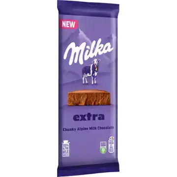 Milka Milk Chocolate Tablet 190g