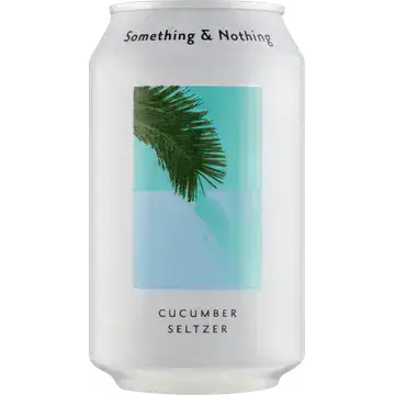 Afbeelding 2 van Something & Nothing Cucumber Seltzer Drank 330 ml