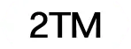 A white hexagon, elongated horizontally, with the text "2TM" on it in black