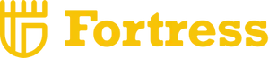 A yellow symbol resembling a shield, next to yellow text that says "Fortress"