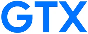 "GTX" in blue capitals