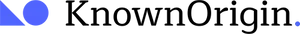 Blue triangle and circle, followed by black text "KnownOrigin"