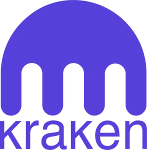 A blue-purple jellyfish shape with the text "Kraken" beneath it